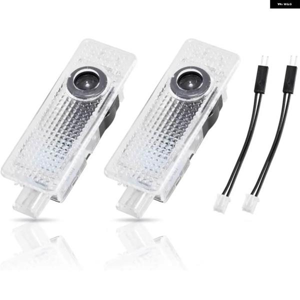 並行輸入品 2個 LED プロジェクターライト 車ドアウェルカムランプ 車 MINI COOPER ...