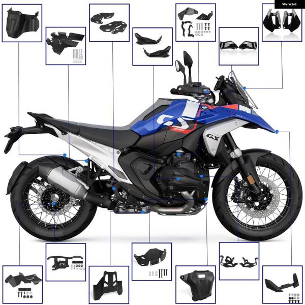並行輸入品 BMW R1300GS ADVENTURE 2023 2024 エンジン フロントフェン...