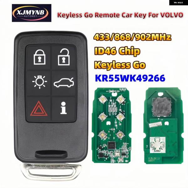 並行輸入品 キーレス スマート リモート カーキー ボルボ S60 S80 V40 V60 V70 ...