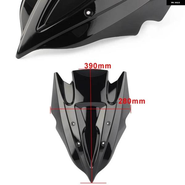 並行輸入品 カワサキ Z250 Z300 Z 250 300 用 オートバイ ウインドシールド デフ...