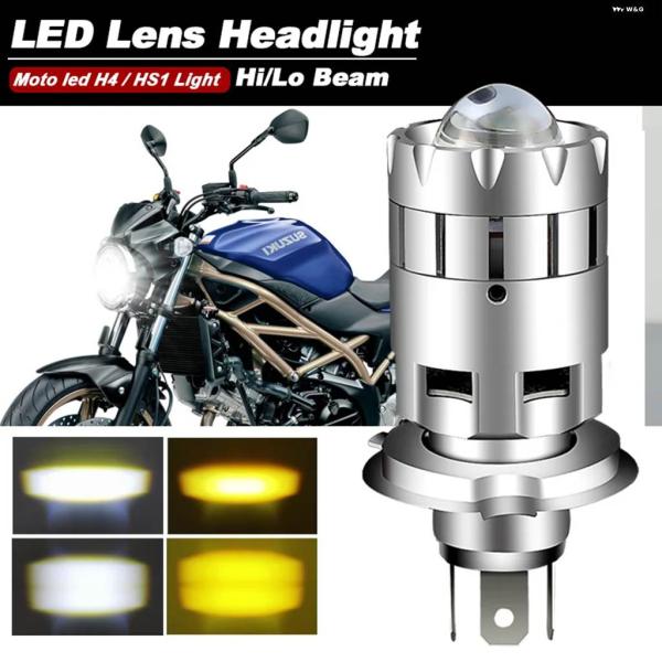並行輸入品 SV650 H4 9003 HS1 バイク LED ヘッドライト レンズ バルブ ハイロ...