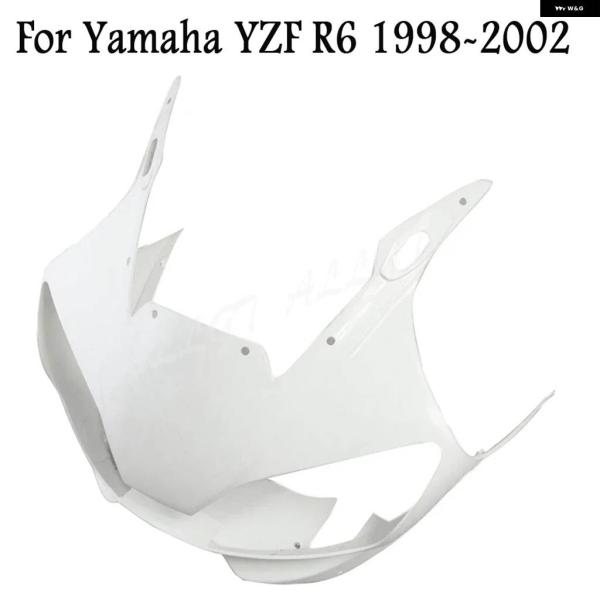 並行輸入品 オートバイ 未塗装アッパーフロントカウルノーズ フェアリング ヤマハ YZF-R6 19...