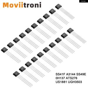 並行輸入品 10個SS41F A3144 SS49E 0H137 ATS276 US1881 UGH3503 ホール効果センサー TO-92 ホール素子センサー モーター 3ピン ARDUINO