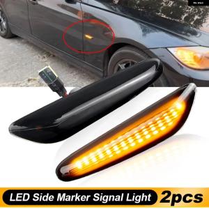 並行輸入品 BMW X3 E83 2004-2010 E82 E81 E88 E90 E91 E92 E93 E60 E61 LED サイドマーカー ウィンカー ライト ブリンカー ランプ 2個セット