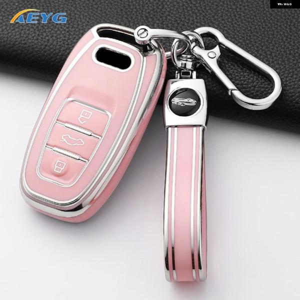 並行輸入品 キーケースカバー シェル FOB アウディ A1 A3 8V A4 B8 B9 A5 A...