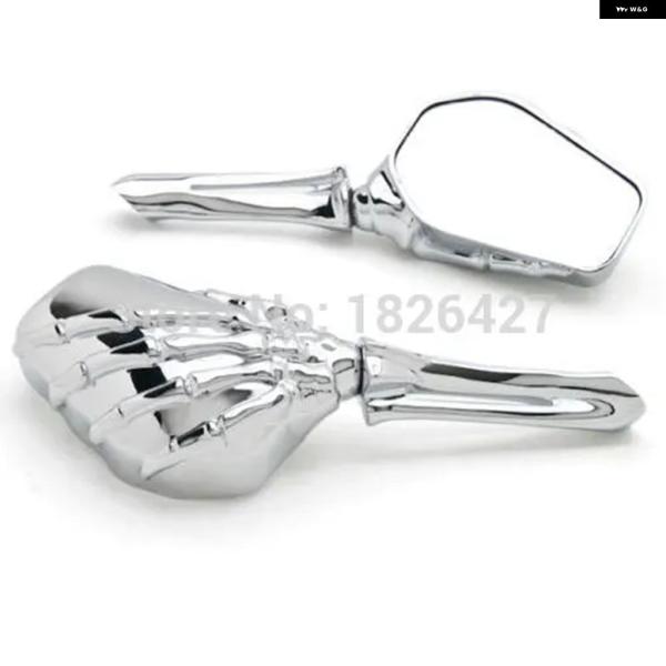 並行輸入品 スケルトンボーンミラー ヤマハ ロードマックス Vスター 1100 1300 ウォリアー...