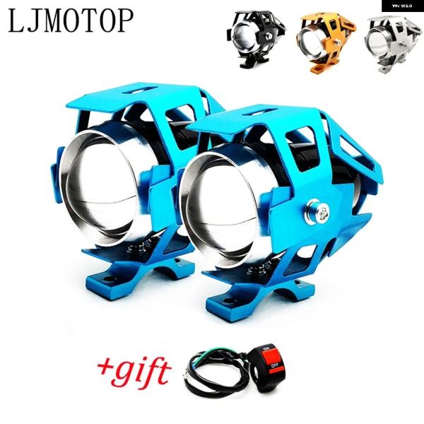 並行輸入品 オートバイ ヘッドライト ランプ U5 LEDスポットライト 12V DRL ヤマハ X...