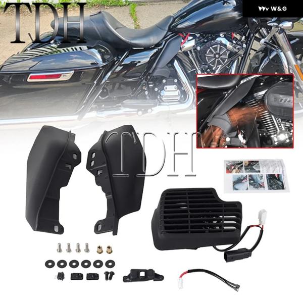 【並行輸入品】 ハーレー ツーリング 17+ クールフローファン オイルクーラー ウォーター ラジエ...