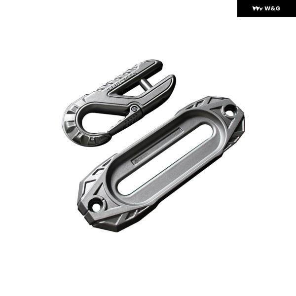 【並行輸入品】 JL1236 牽引フック ジープ ラングラー JK JL ステンレス ロープガイドフ...