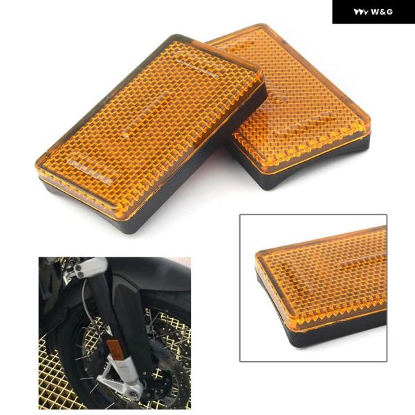 並行輸入品 2個 オートバイ バイク フロント フォーク 脚 リフレクター カバー BMW K120...