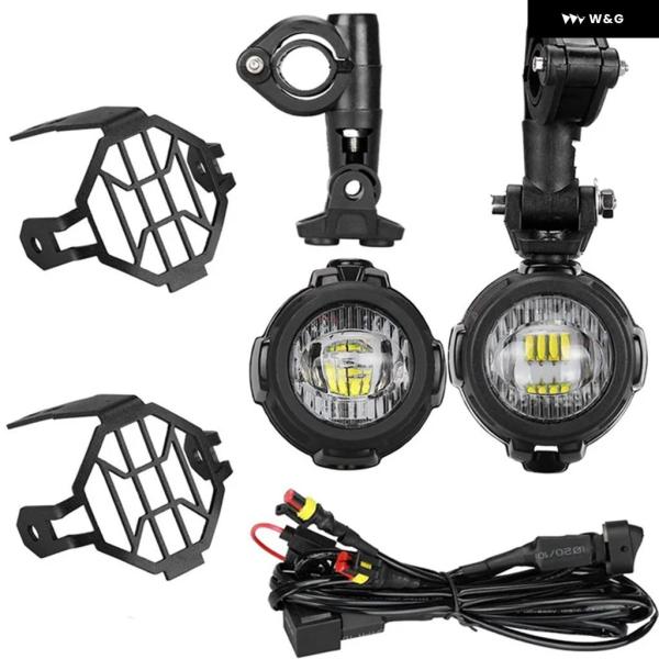 並行輸入品 フロント ヘッドライト 補助ライト フォグランプ アセンブリ BMW R1200GS L...