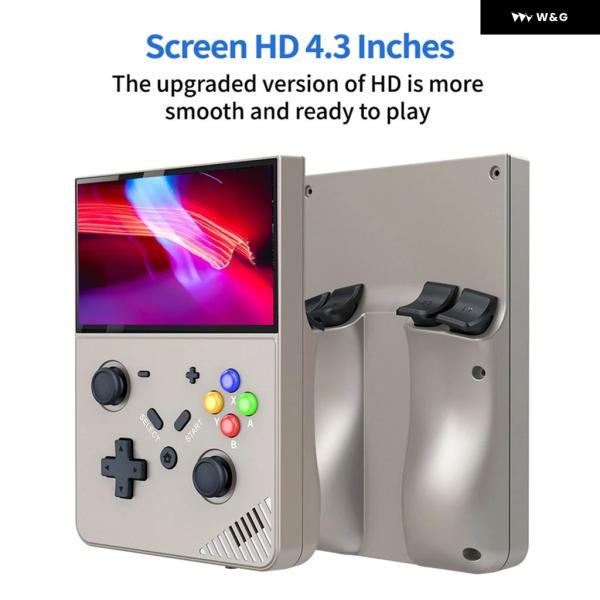 並行輸入品 R43 PRO ハンドヘルドゲーム コンソール 128G 4.3インチ 3Dホーム 4K...