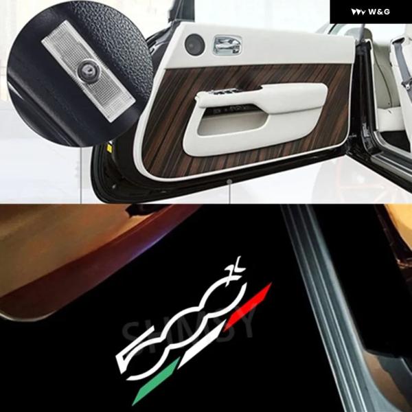 【並行輸入品】 LED 車ドアウェルカムランプ フィアット 500X 2015-2023 500L ...