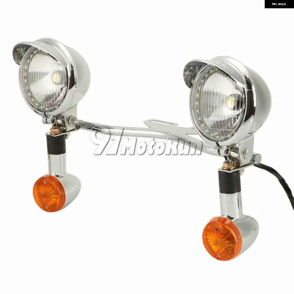 並行輸入品オートバイ バイク LEDパッシングウィンカーエンジェルアイ ライトバー ホンダ VTX ...