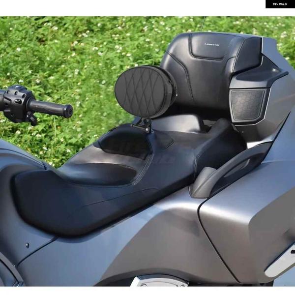 並行輸入品MOTOレザーバックレスト スマート マウント ドライバーバックレスト CAN AM SP...