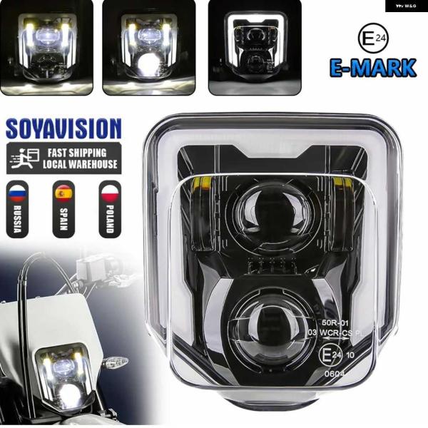 【並行輸入品】オートバイ バイク ヘッドライト モトLEDライト ヘッドライト HUSQVARNA ...