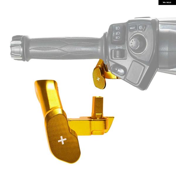 並行輸入品オートバイ バイク ゴールド シフター コントロール サムスロットル レバー サムタップC...