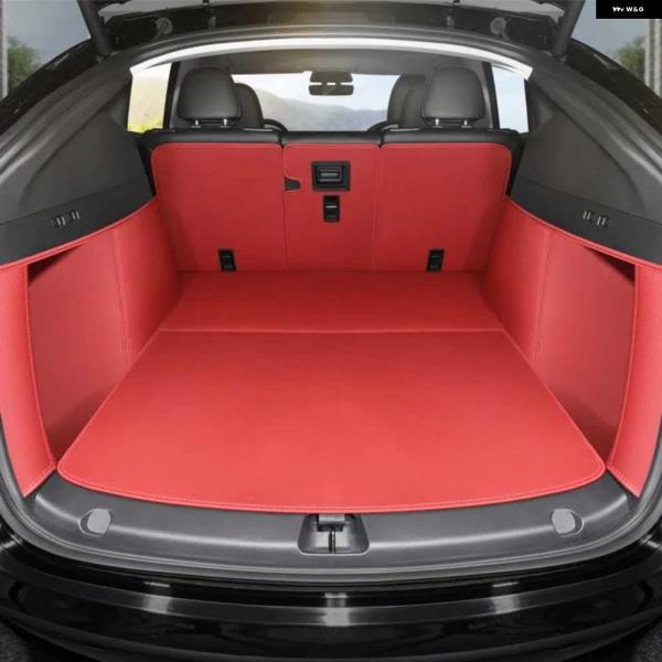 【並行輸入品】テスラ モデルY カスタム トランク マット 車内アクセサリー レザーカーペット バッ...