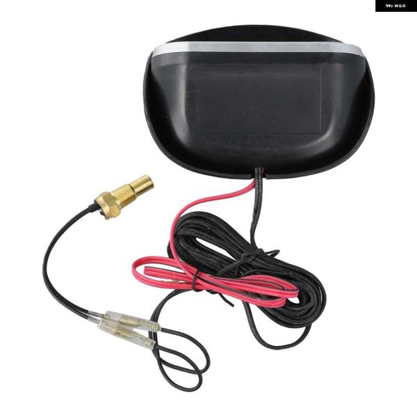 【並行輸入品】12V 24V 車用温度計と電圧計 簡単設置 3桁デジタルLCD電圧計 作業環境度