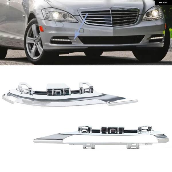 並行輸入品車用フロント バンパー クローム トリム メルセデス ベンツ W221 S350 S400...