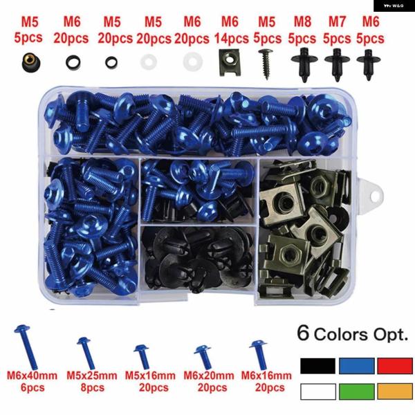 並行輸入品 オートバイフェアリングボルトネジキットナットクリップヤマハTRX 850 FZS600 ...