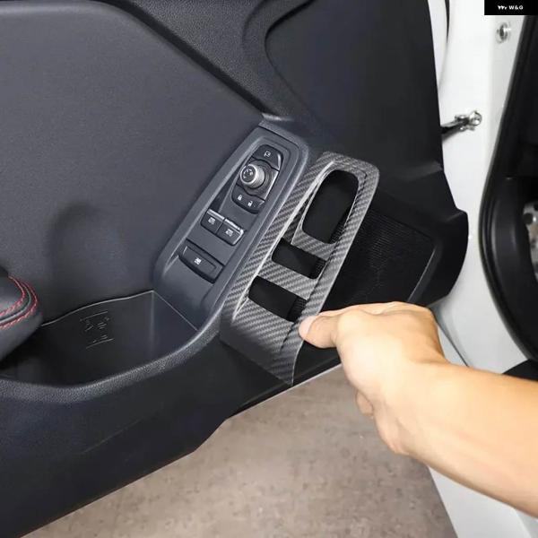 並行輸入品 カーボンドアパワーウィンドウリフトスイッチ フレーム トリム トヨタ GR86 スバル ...