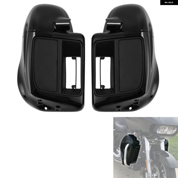 並行輸入品 オートバイ ロワーベント フェアリング スピーカー ボックス ポッド ハーレー FLHX...