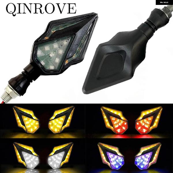 並行輸入品 オートバイ LED ウインカー 12V フローティングウィンカー フロント/リア ターン...