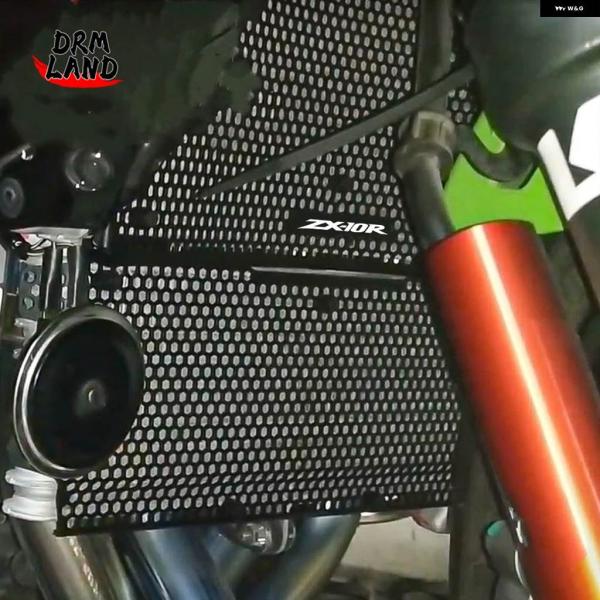 並行輸入品 カワサキ ZX-10R ZX-10RR 2021 - 24 R ラジエーター ガードカバ...
