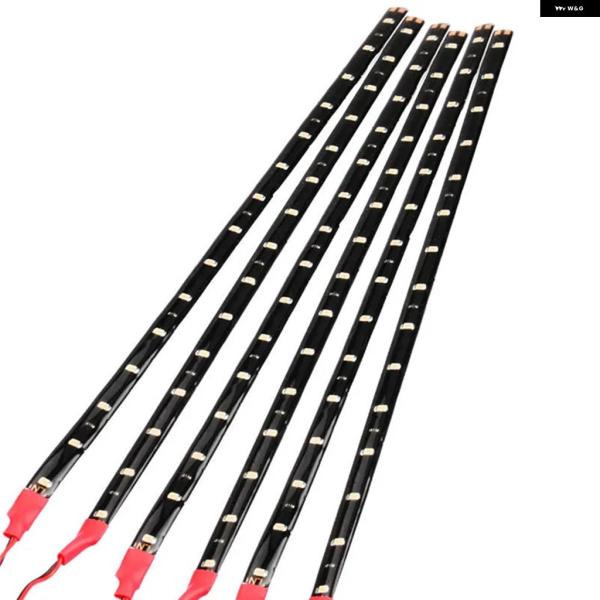 並行輸入品 6個DC 12V 防水 LED アンダーボディライトストリップ 車 バイク 装飾 ムード...