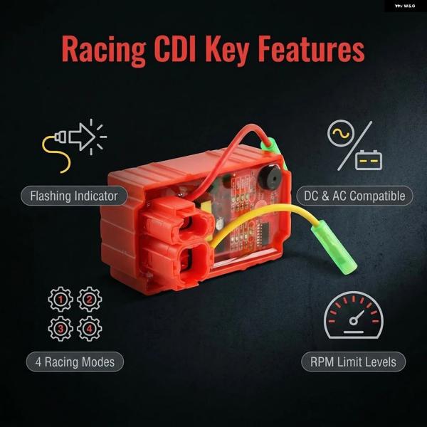 並行輸入品 CDI RACING 6ピン DC AC RX150 ML 125 FT150 CGL1...