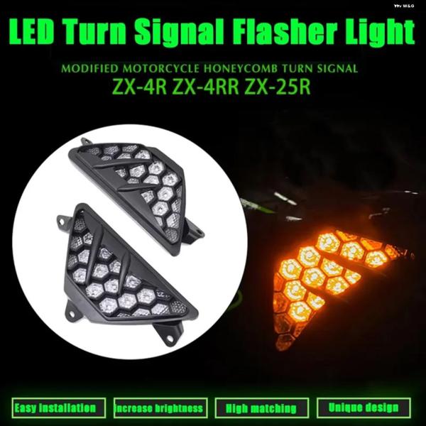 並行輸入品 オートバイ フロント LEDウィンカー インジケーター フラッシャーライト ZX-4R ...