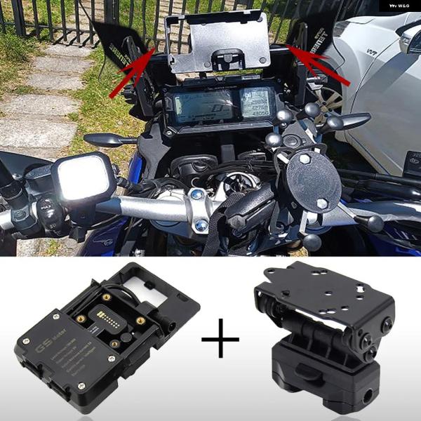 並行輸入品 ヤマハ XT1200Z スーパーテネレ用 10/12MM フロント フォン スタンド ホ...