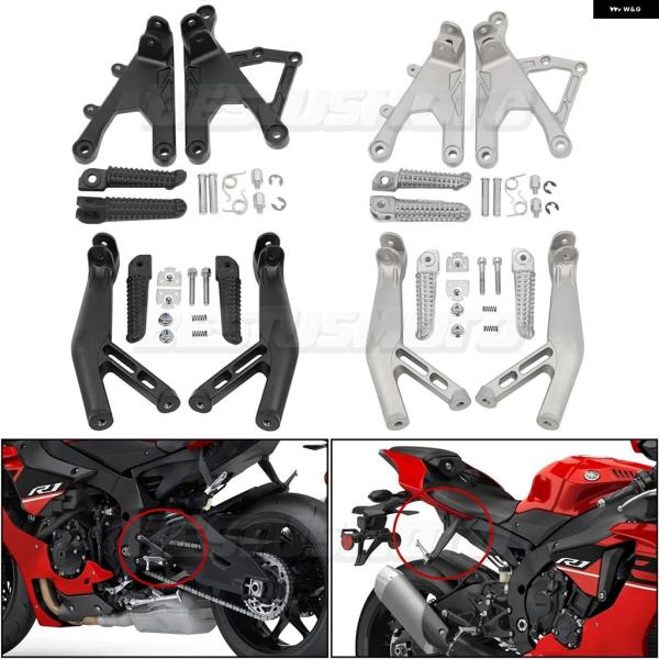 並行輸入品 オートバイ フロント/リア フットレスト / フットペグ ブラケット キット ヤマハ Y...