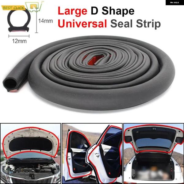 並行輸入品 ゴム製ドアシール ストリップ D型 ドアシール ストリップ 防音 EPDMゴム 防水 シ...