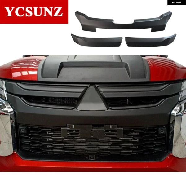 並行輸入品 フロント グリル モールディング トリム 三菱 L200トライトンMR 2019-21 ...