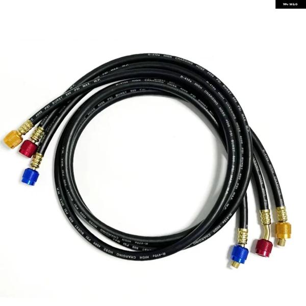 並行輸入品 R22 R134A 100CM 1/4インチ SAE エアコン 冷媒ホース AC充填ホー...