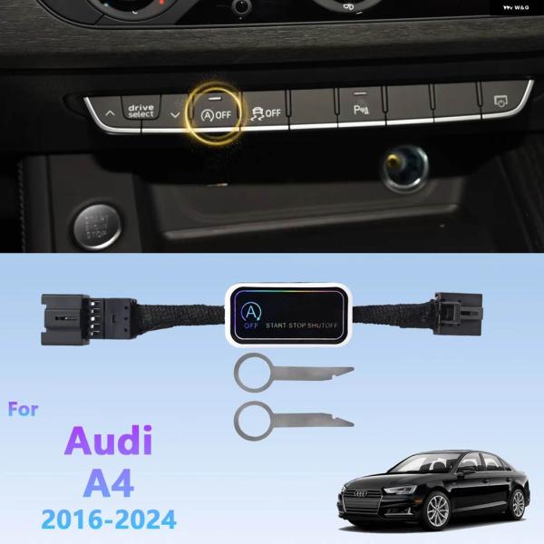 並行輸入品 オートスタートストップディセーブル アウディ A4 B9 2016-2024 車ストップ...