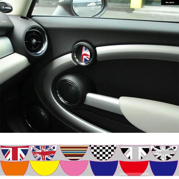 並行輸入品 ALI カー デカール 内側 ドアハンドル ステッカー BMW MINI COOPER ...