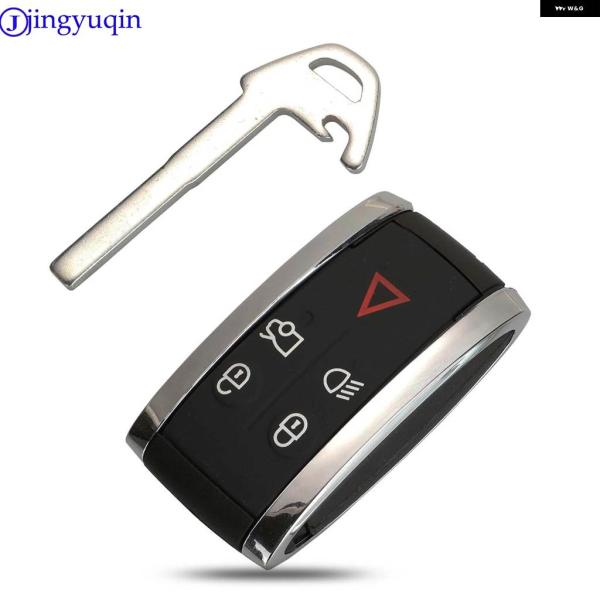 並行輸入品 5 ボタン リモートキーケースカバー ジャガー X XF XK XKR スマートプロキシ...