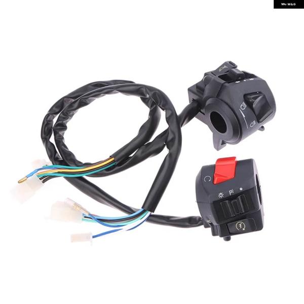 並行輸入品 チョークホーンウィンカー ヘッドライト 電動スタート ハンドルバー コントローラ ースイ...