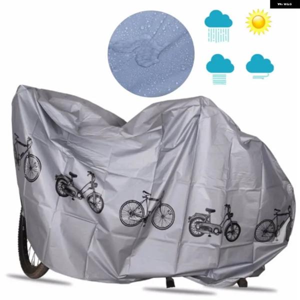 並行輸入品 防水 バイク カバー 日よけ 雨よけ よけ グレー 電動 自転車カバー
