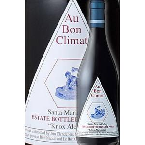 オー・ボン・クリマ ピノノワール ノックスアレキサンダー サンタ・マリア・ヴァレー 2018 カリフォルニアワイン Au Bon Climat ABC Pinot Noir KNOX ALEXANDER｜calwine