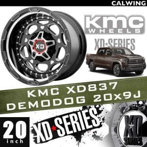 XD837 DEMODOG グロスブラックミルド 20x9J PCD 5x139.7/150 1本 KMC 200系ランドクルーザー タンドラ等