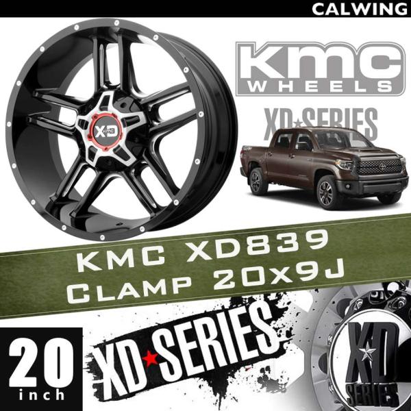 ホイール XD839 CLAMP グロスブラックミルド 20x9J PCD 5x139.7/150 ...