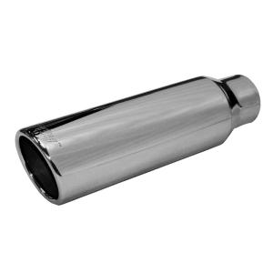 マフラーチップ RBP クローム ツートンロゴ レッドスター/ブラックロゴ