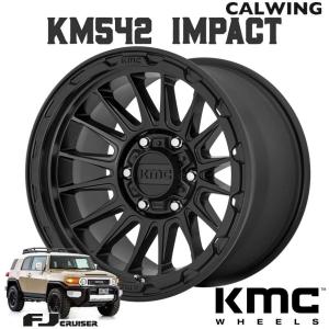 215サーフ 150プラド | ホイール KM542 IMPACT サテンブラック 17X9J+