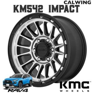 デリカ D5 | ホイール KM542 IMPACT 17X8+35 5X114.3 サテンブラック 1
