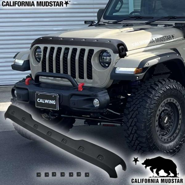 カリフォルニアマッドスター 18y- ジープ ラングラー JL | バグガード テクスチャーブラック...