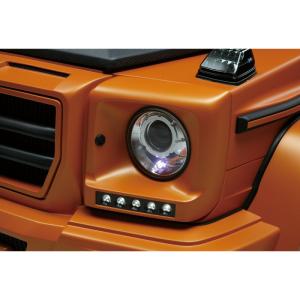 Gクラス W463 ゲレンデ ヘッドライトケースセット ブラック バイ